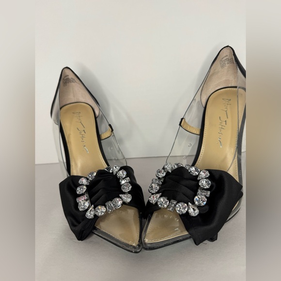 Betsey Johnson Shoes - Betsey Johnson Clear Moxie Women's Shoes with Crystals
*See photos*